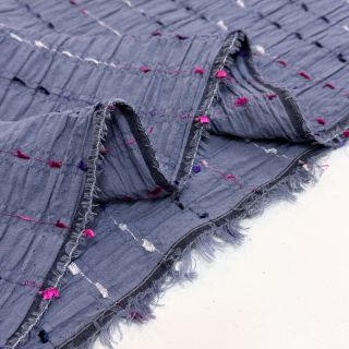 Pamutvászon DOBBY CRINKLE Stripe jeans