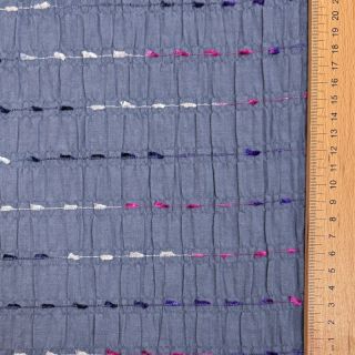 Pamutvászon DOBBY CRINKLE Stripe jeans