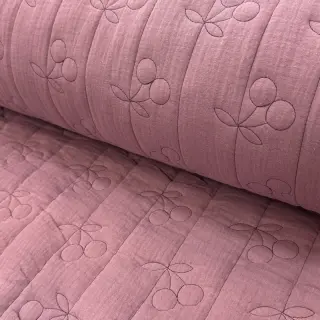 Dupla géz/muszlin STEPPED Cherries mauve