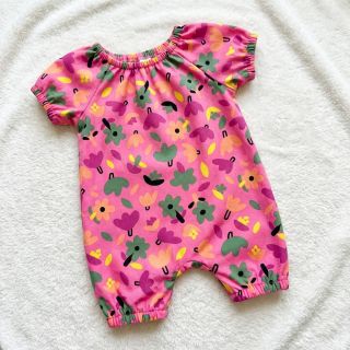 Pamutvászon Flowers pink by JENNIFER BOURON ORGANIC