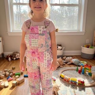 Dupla géz/muszlin STEPPED Flowers light pink digital print