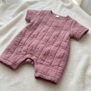 Dupla géz/muszlin STEPPED Cherries mauve