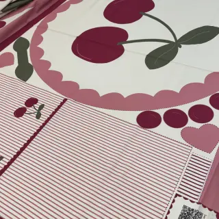 Pamutvászon Cherries playmat PANEL digital print
