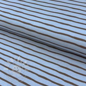 Jersey Stripes dusty blue