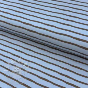 Jersey Stripes dusty blue