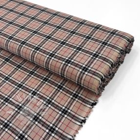 Pamutvászon LIGHT FLANNEL Check design F