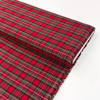 Pamutvászon LIGHT FLANNEL Check design G