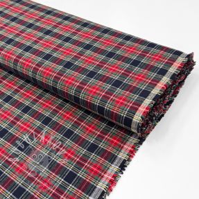 Pamutvászon LIGHT FLANNEL Check design C