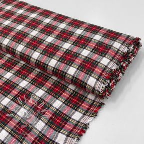 Pamutvászon LIGHT FLANNEL Check design D