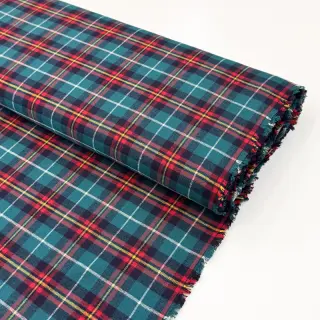 Pamutvászon LIGHT FLANNEL Check design E