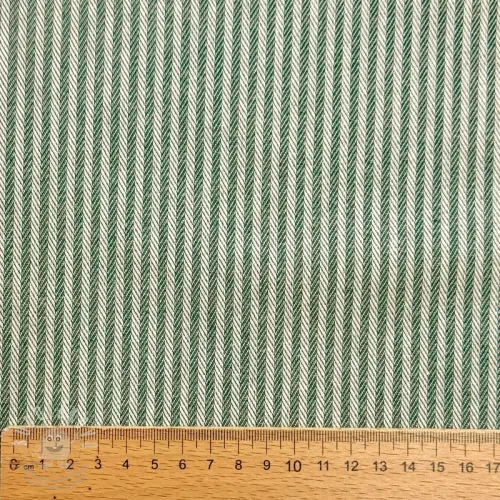Dekorációs anyag DOBBY Colored stripe army green
