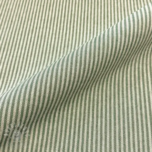 Dekorációs anyag DOBBY Colored stripe army green