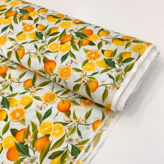Viszkóz RAYON POPLIN Fruity design D