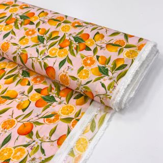 Viszkóz RAYON POPLIN Fruity design F