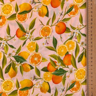 Viszkóz RAYON POPLIN Fruity design F