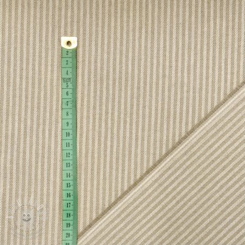 Dekorációs anyag DOBBY Colored stripe linen