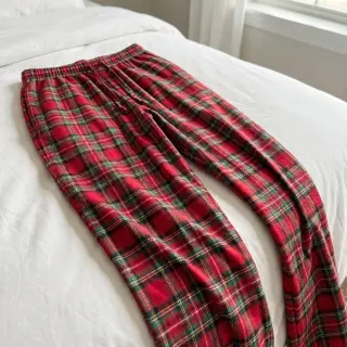 Pamutvászon LIGHT FLANNEL Check design G