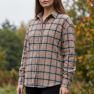 Pamutvászon LIGHT FLANNEL Check design F