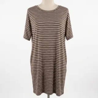 Jersey Stripes taupe