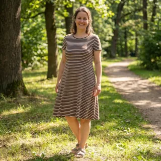 Jersey Stripes dark khaki
