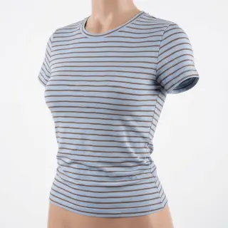 Jersey Stripes dusty blue