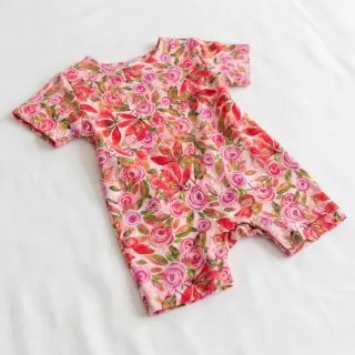 Viszkóz RAYON POPLIN Printed Rosie design A