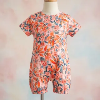 Viszkóz RAYON POPLIN Printed Rosie design B