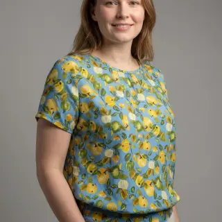 Viszkóz RAYON POPLIN Fruity design A