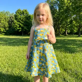 Viszkóz RAYON POPLIN Fruity design A