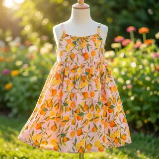Viszkóz RAYON POPLIN Fruity design F
