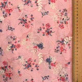 Pamut szövet keverékkel Burny lovely pink