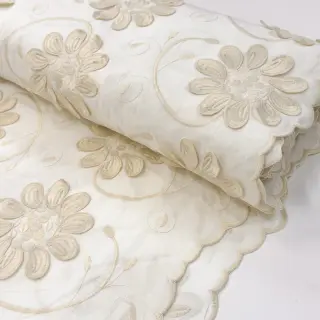Pamutvászon EMBROIDERY Bellagio butter