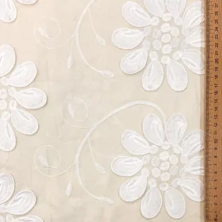 Pamutvászon EMBROIDERY Bellagio cream