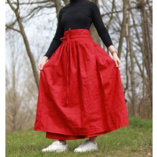 Lenvászon előmosott dark red