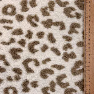 Kabát anyag TEDDY Panthera light brown