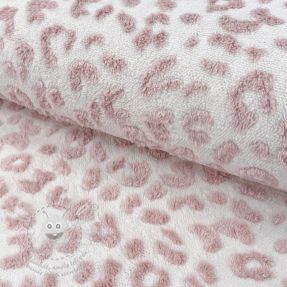 Kabát anyag TEDDY Panthera old pink