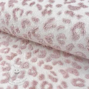 Kabát anyag TEDDY Panthera old pink