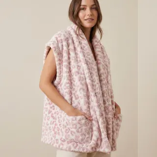 Kabát anyag TEDDY Panthera old pink