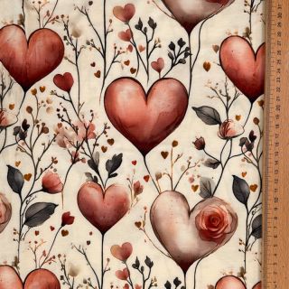 Jersey VISCOSE LYCRA HEAVY Combi design B