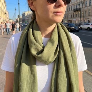 Lenvászon SORONA green