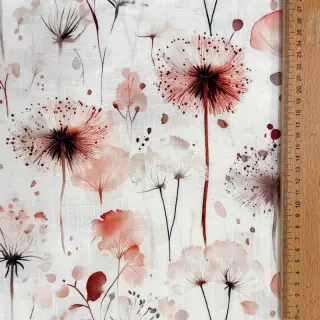 Viszkóz lenvászonnal Flower sea design C