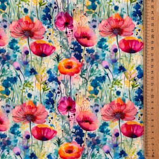 Viszkóz lenvászonnal Bright and bold design C