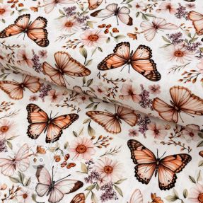 Viszkóz lenvászonnal Botanic design C