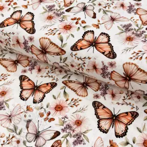 Viszkóz lenvászonnal Botanic design C