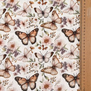 Viszkóz lenvászonnal Botanic design C