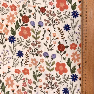 Viszkóz lenvászonnal Botanic design B