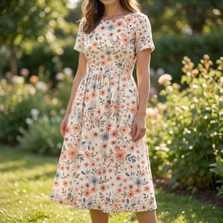 Viszkóz lenvászonnal Sweet and small design B