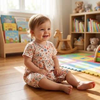 Viszkóz lenvászonnal Sweet and small design B