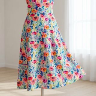 Viszkóz lenvászonnal Bright and bold design C