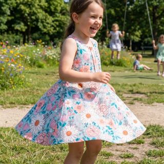 Viszkóz lenvászonnal Bright and bold design D